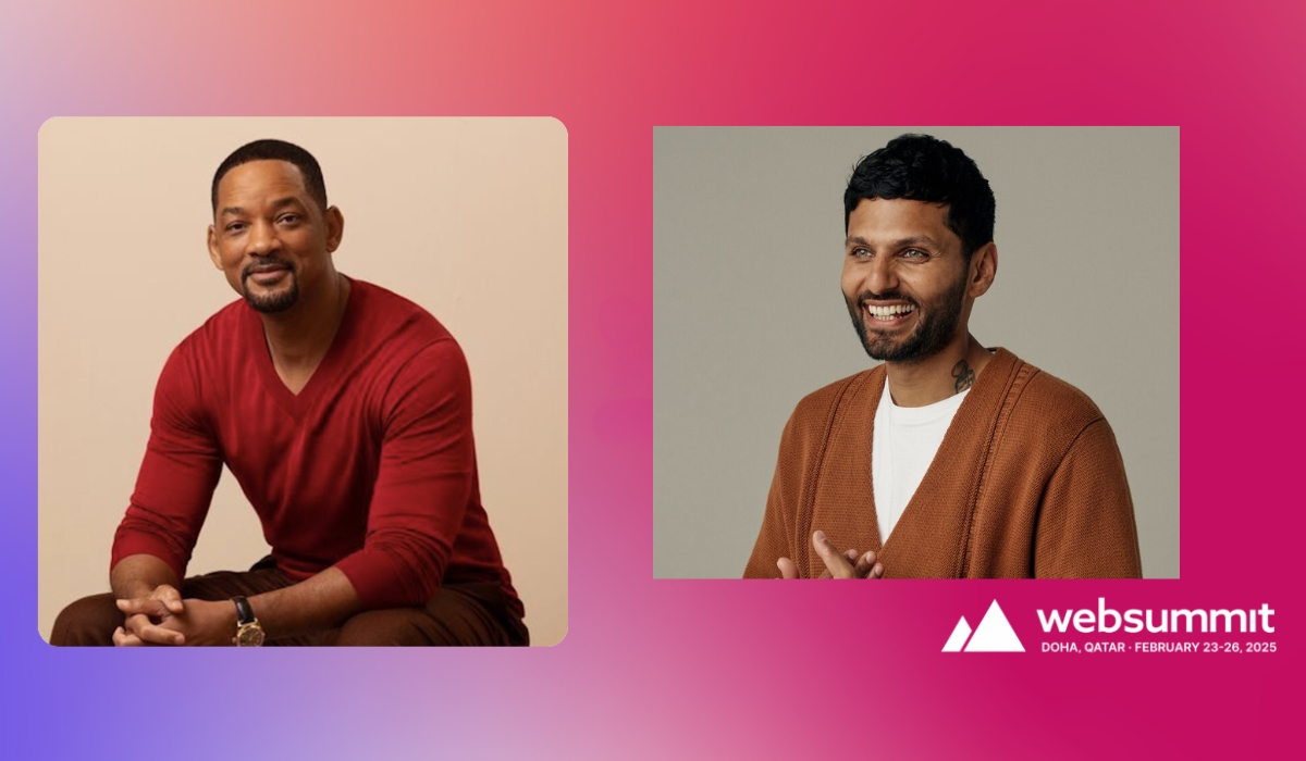 Will Smith Takes the Stage at Web Summit Qatar Today Alongside Jay Shetty